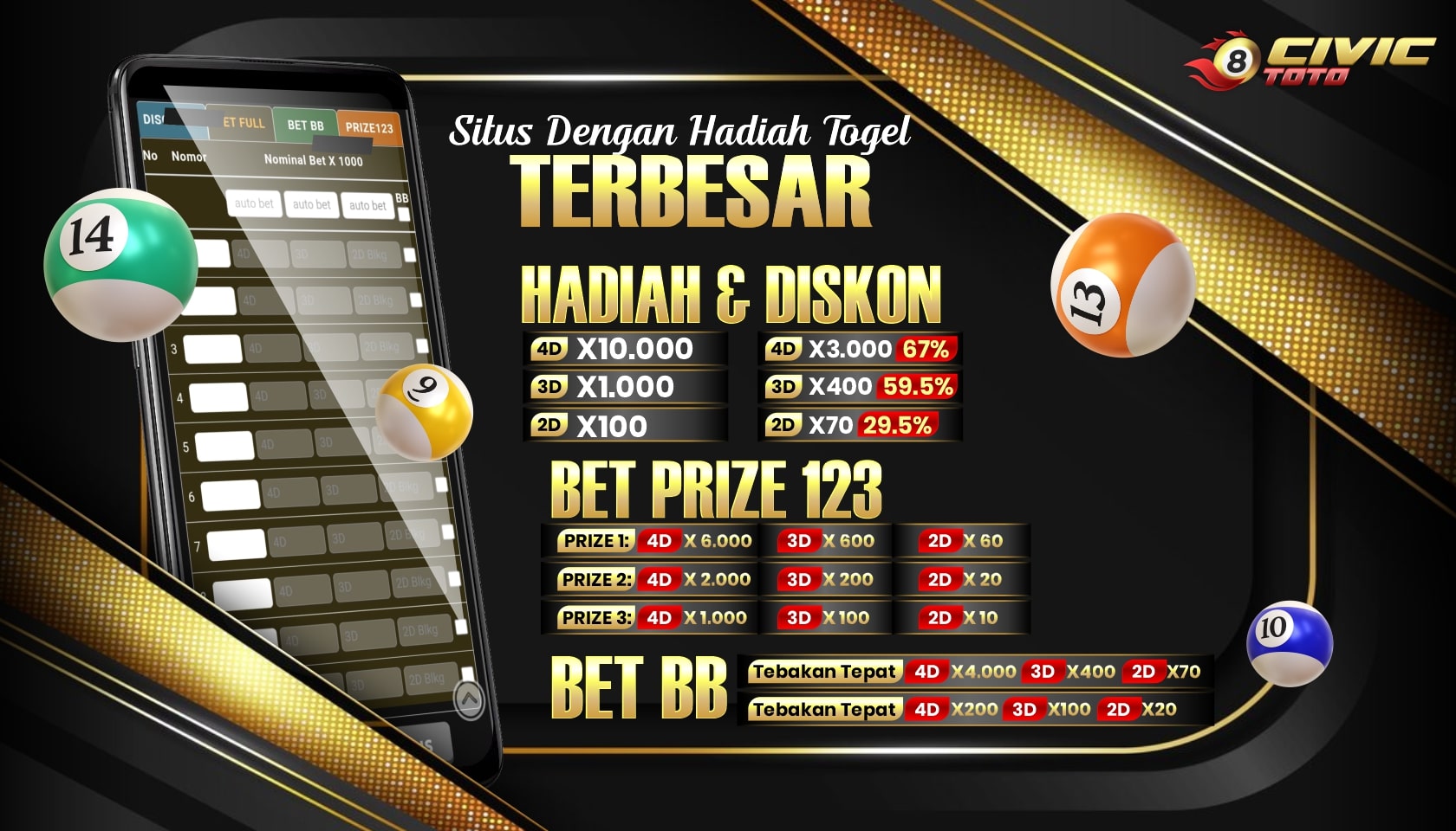 CIVICTOTO: Situs Betting Online Slot Gacor Hari Ini Terbaik & Terpercaya 2024